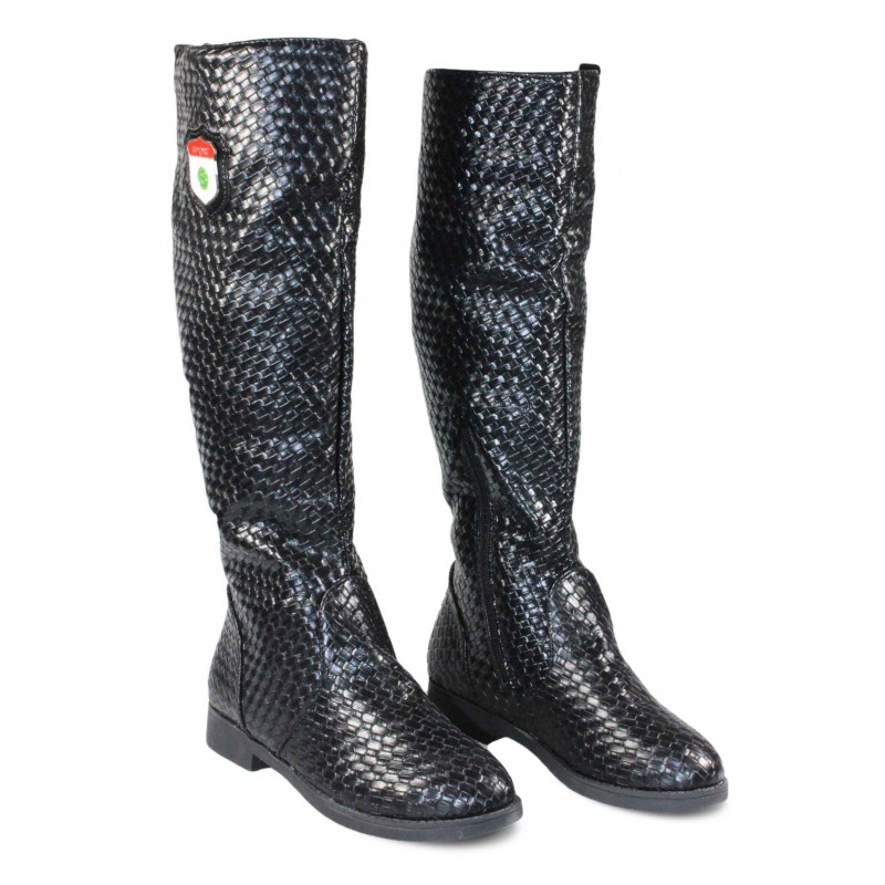 Cizme dama cu blanita Sandra negre