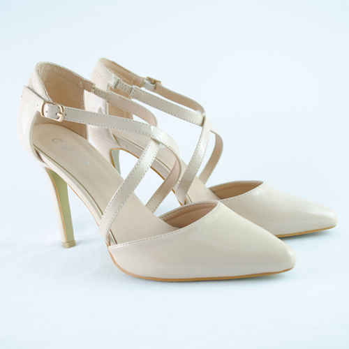 Pantofi cu toc Savana bej